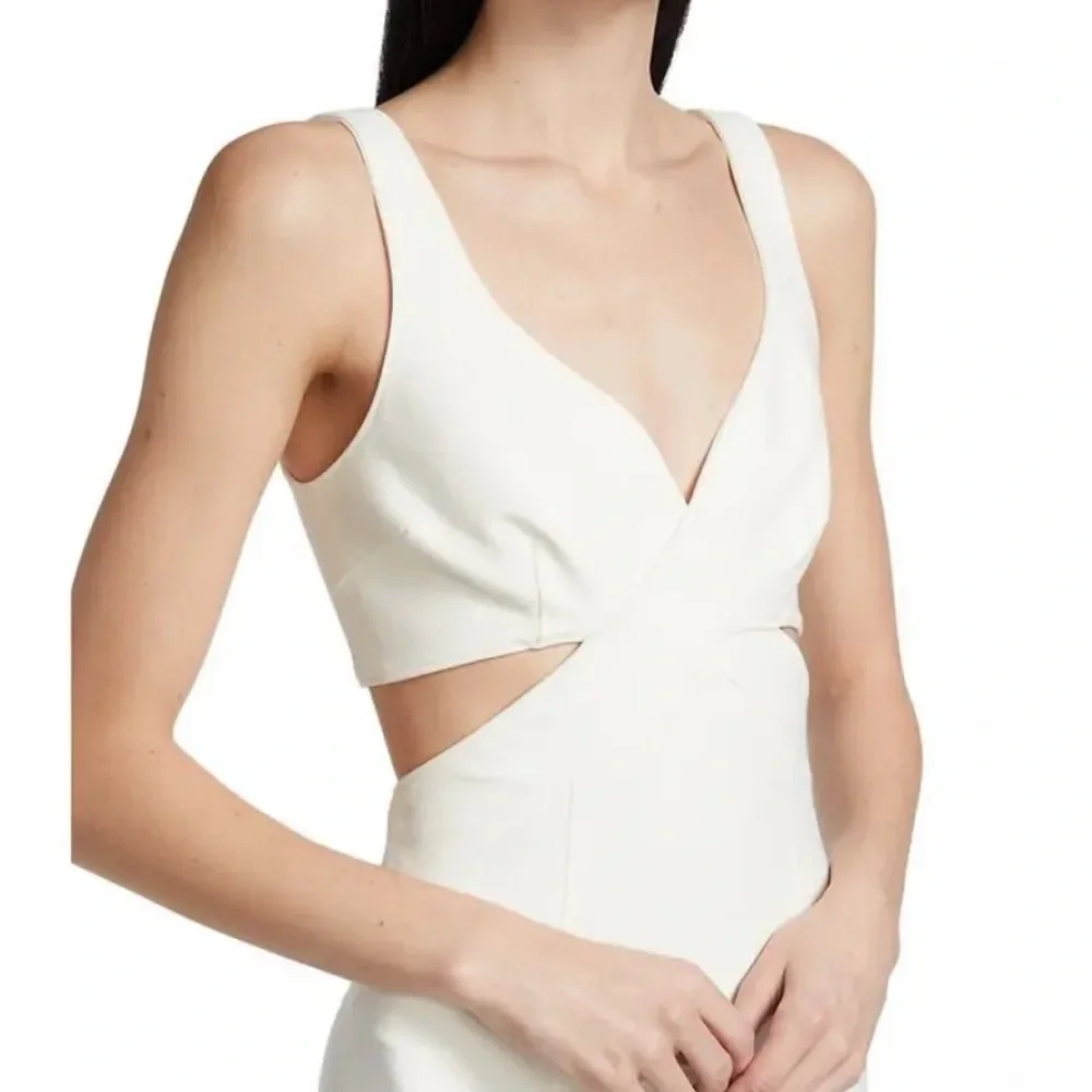 Cinq A Sept white midi dress, like new, size 8 - Picture 2 of 6